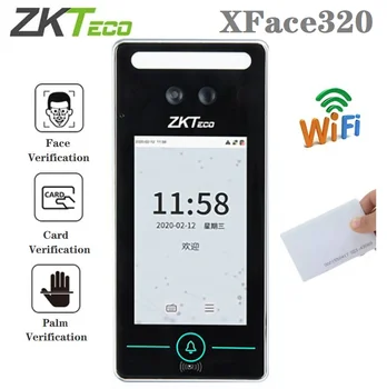 Система контроля доступа к двери ZKTeco XFace320 с распознаванием лица по ладони, беспроводным доступом для обеспечения безопасности входа