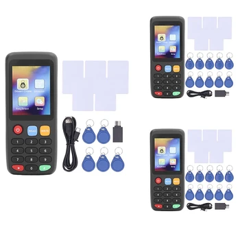 Считыватель карт X7 NFC, дубликатор копировальных устройств RFID-карт для IC ID Card, Цветной экран IC Smart Card RFID Copier ID IC