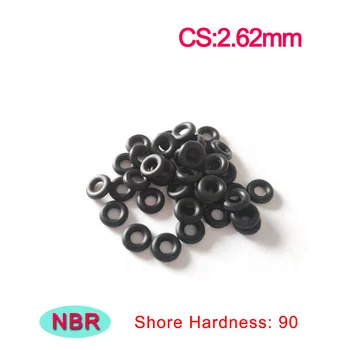Твердость по Шору 90 градусов Толщина 2,62 мм Резиновые Уплотнительные кольца NBR Для уплотнения Гидравлической системы Резиновые Шайбы Уплотнительное кольцо AS568 NBR90 DURO