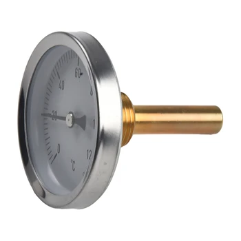 Трубный термометр 0-120 градусов Измерительный диаметр: Ø63 мм/2,48 дюйма 1/2 \\\\\\