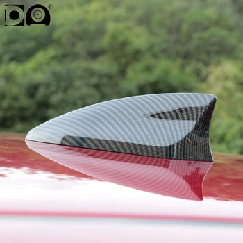 Универсальная антенна 5D shark fin auto car radio антенны FM AM с более сильным сигналом Фортепианная краска для Fiat Tipo Punto Grande Punto