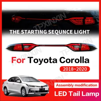 Усовершенствованные автозапчасти, подходящие для Toyota Corolla 2018-2020, светодиодные фонари в сборе, стример, версия для США, высококачественный блок