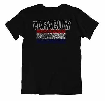 Футболка с флагом Парагвая, модный сувенир из страны, подарочная футболка с логотипом Pride
