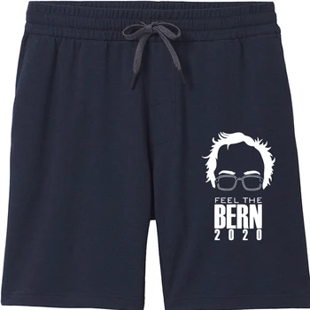 Черные шорты для отдыха от Bernie Sanders Feel The Bern 2020 из чистого хлопка (1)