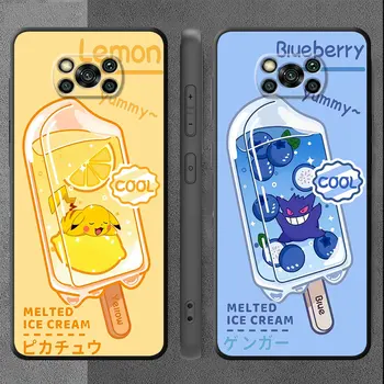 Чехол для Телефона Xiaomi Poco X4 Pro 5G M5 M3 X4 GT X3 NFC C55 C51 C40 F5 M4 Pro F1 F5 Pro X3 Pro Чехол TPU Мягкий Pokemon Luxury