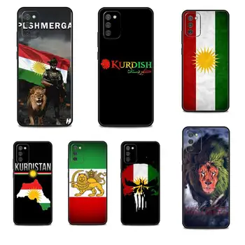 Чехол для телефона с изображением Флага Курдистана и Льва Samsung Galaxy A03S 10 20E 30 40 41 50S 51 52 70 71 72 73 80s 12 13 21 22 11 4G 5G Lite